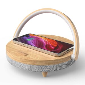 Lámpara Led Cargador Inalámbrico y Altavoz Bluetooth - Smart Pro Bright Lamp™