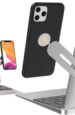 Soporte magnético para teléfono portátil 2 en 1 para pantalla Dual ajustable