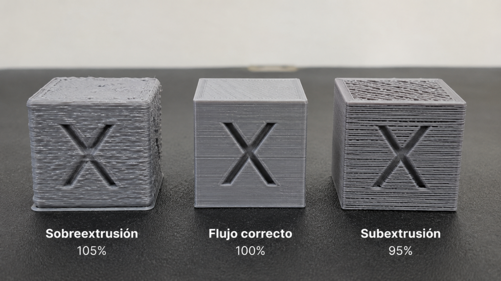 Cómo calibrar una impresora 3d paso a paso: calibración del Flow Rate