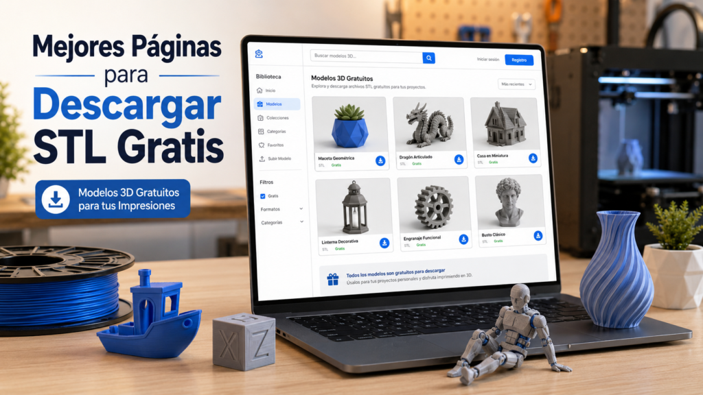 Mejores páginas para descargar STL gratis