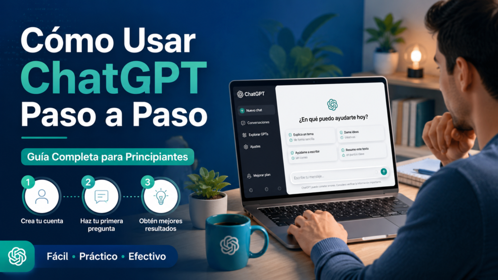 Cómo usar ChatGPT paso a paso: guía completa para principiantes