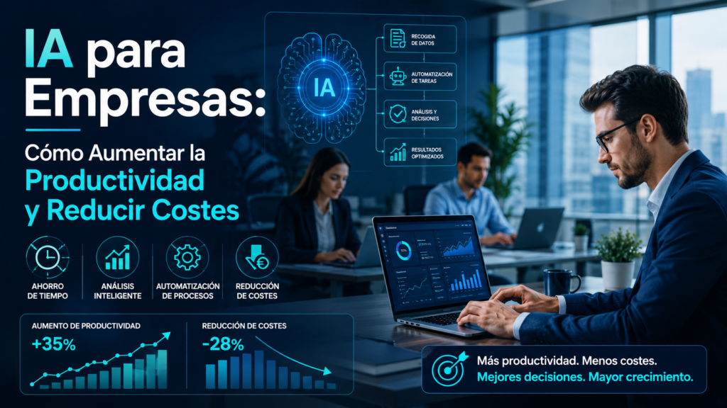 IA para empresas: cómo aumentar la productividad y reducir costes
