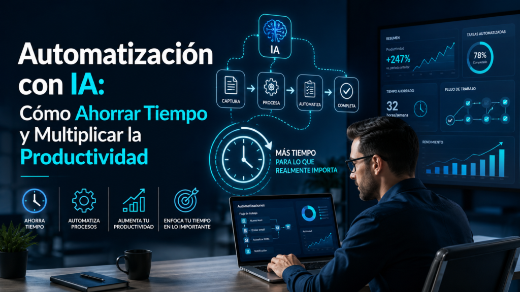 Automatización con IA: cómo ahorrar tiempo y multiplicar la productividad