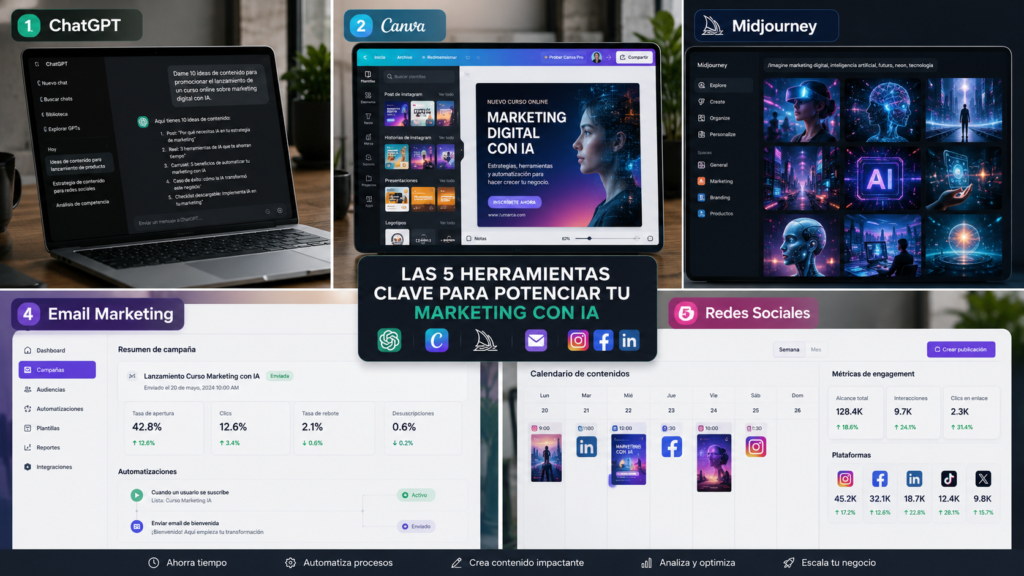 Herramientas de IA para marketing digital