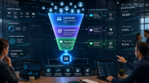 Embudo de marketing con inteligencia artificial