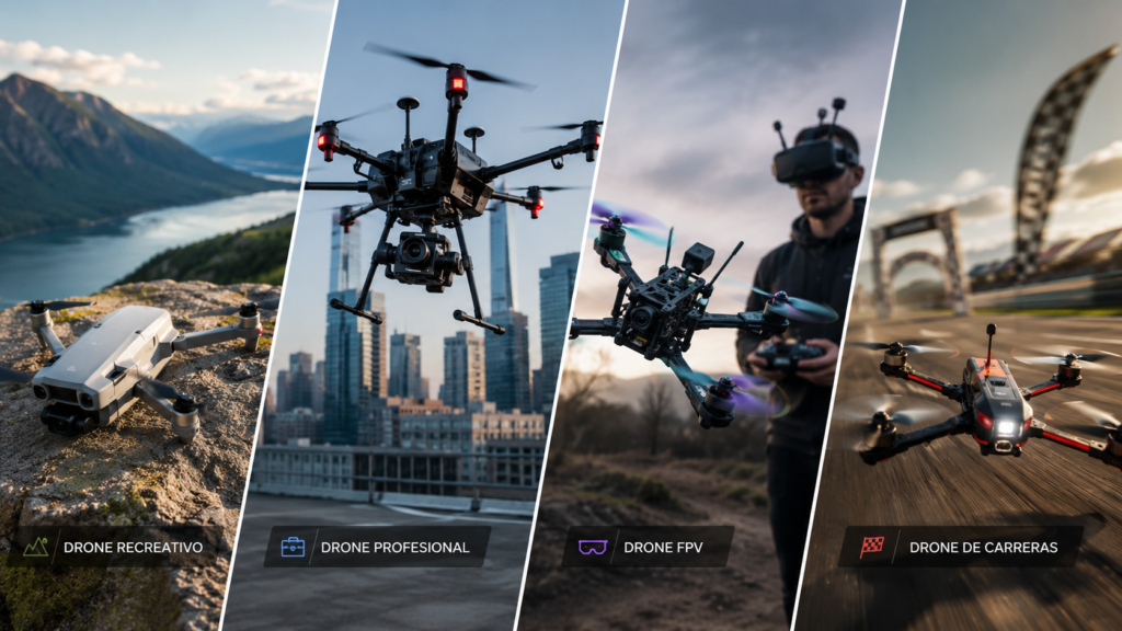 Comparativa de tipos de drones