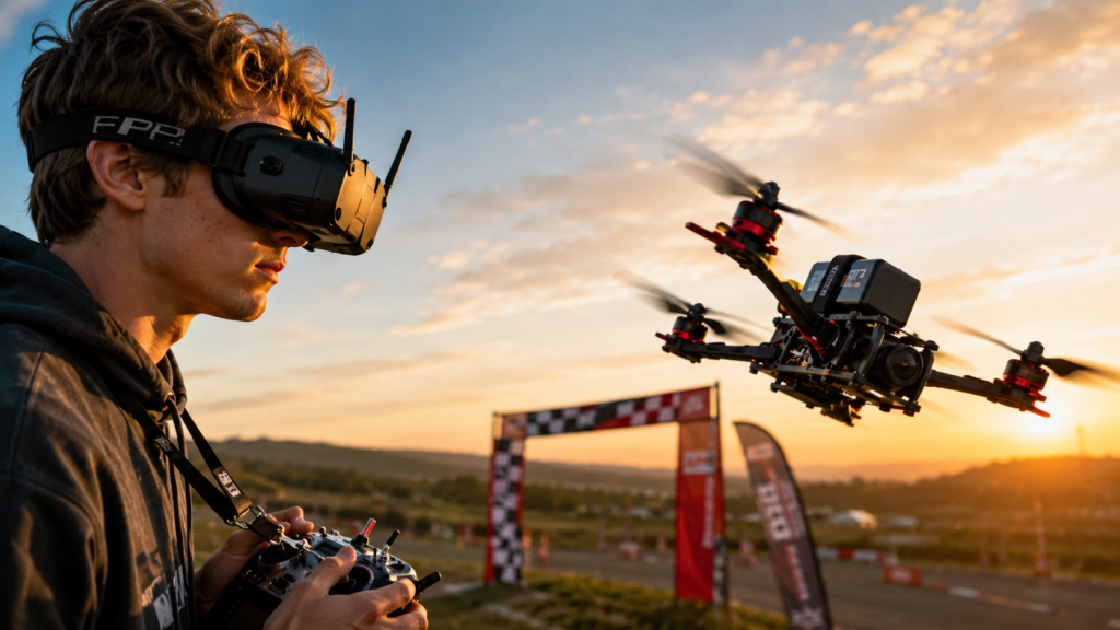 Experiencia FPV con drone de carreras