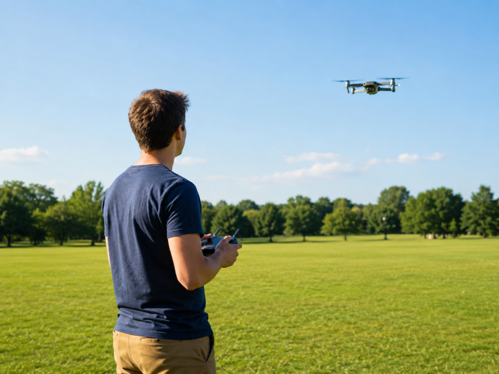 Cómo volar un drone en una zona segura
