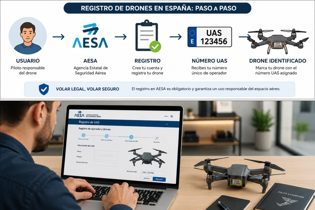 Cómo registrar un drone online
