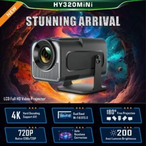 Características del Mini Proyector HY320 con resolución nativa 720p