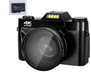 Cámara digital 4K WiFi 128 GB