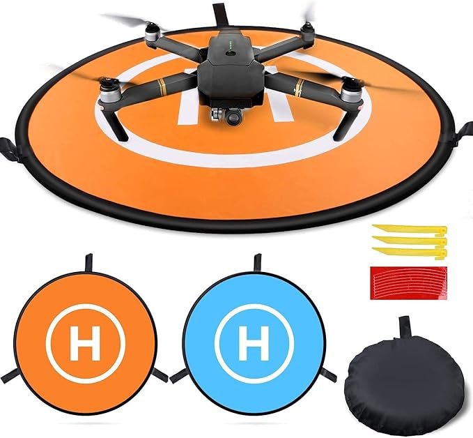 Pista de aterrizaje plegable para drones