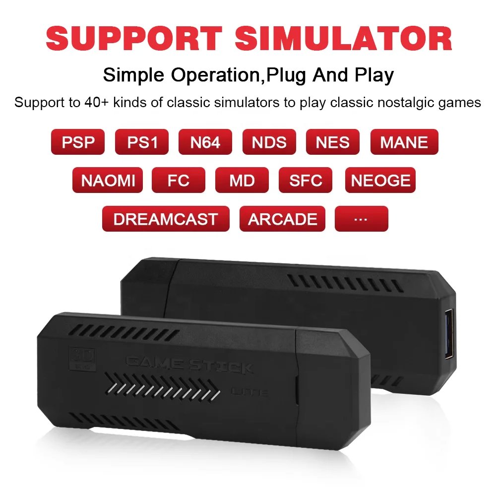 Mini consola retro compatible con más de 40 emuladores clásicos y videojuegos arcade